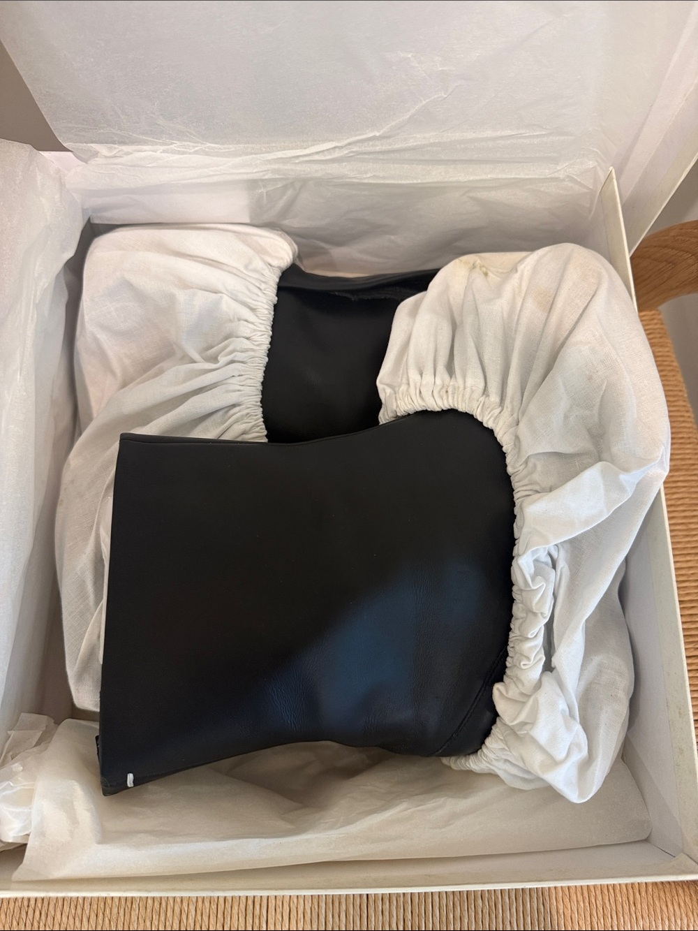 Maison Margiela Black Leather Tabi Ankle Boots - Picture 11 of 12